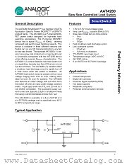 AAT4280IGU-2-T1 datasheet pdf ANALOGIC TECH