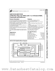 ADC10158CIN datasheet pdf National Semiconductor