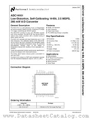 ADC14161CIVT datasheet pdf National Semiconductor