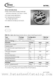 BAT60 datasheet pdf Infineon