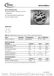 BAT63-07WE6811 datasheet pdf Infineon