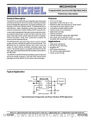 MIC2548-2BM datasheet pdf Micrel Semiconductor