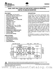 DAC8544I datasheet pdf Texas Instruments