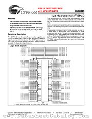 CY7C346-30 datasheet pdf Cypress