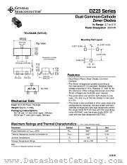 DZ23-C11 datasheet pdf General Semiconductor