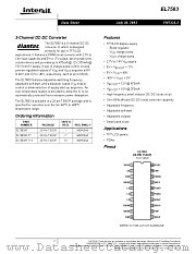 EL7583IR-T13 datasheet pdf Intersil