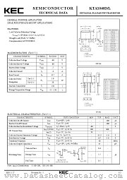KTA1040 datasheet pdf Korea Electronics (KEC)