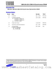 K7A403201B datasheet pdf Samsung Electronic