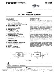 REG104FA-3.3/KTTT datasheet pdf Texas Instruments