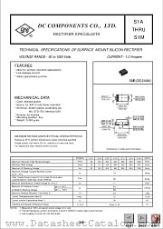 S1M datasheet pdf DC Components
