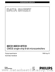 PCF80C31BH3-16WP datasheet pdf Philips