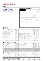 K1V22W datasheet pdf Shindengen