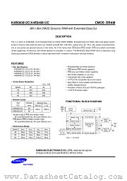 K4E640812C datasheet pdf Samsung Electronic
