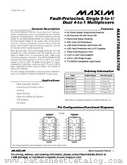 MAX4709EWE datasheet pdf MAXIM - Dallas Semiconductor