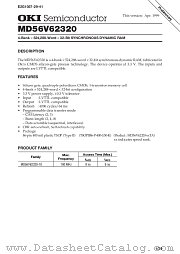 MD56V62320 datasheet pdf OKI electronic eomponets