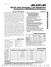 MAX9019EKA datasheet pdf MAXIM - Dallas Semiconductor