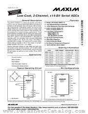 MAX111ACWE datasheet pdf MAXIM - Dallas Semiconductor