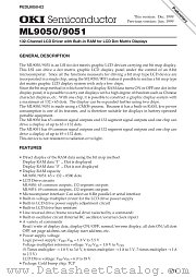ML9051 datasheet pdf OKI electronic eomponets