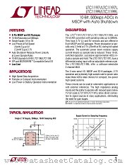 LTC1199CS8 datasheet pdf Linear Technology