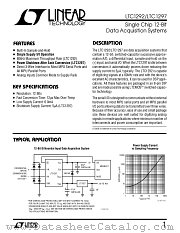 LTC1292DI datasheet pdf Linear Technology