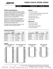 DG506A datasheet pdf Intersil