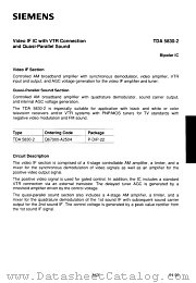 TDA5830-2 datasheet pdf Siemens