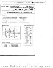 UPC1664 datasheet pdf NEC