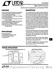LT1059ACN datasheet pdf Linear Technology