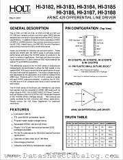 HI-3183CDI datasheet pdf Holt Integrated Circuits