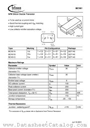 BCV61 datasheet pdf Infineon