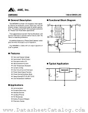 AME8890TEEV datasheet pdf Analog Microelectronics