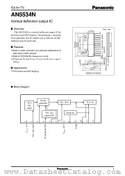 AN5539 datasheet pdf Matsushita Electric Works(Nais)