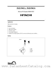 2SJ130 datasheet pdf Hitachi Semiconductor