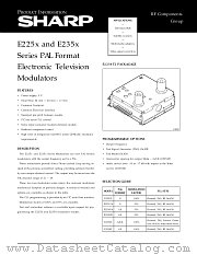 E225X datasheet pdf SHARP