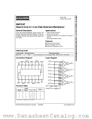 DM74157N datasheet pdf Fairchild Semiconductor
