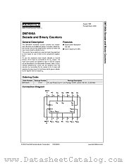 DM7490AN datasheet pdf Fairchild Semiconductor