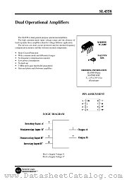 SL4558 datasheet pdf System Logic Semiconductor