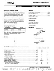 RHRD4120S datasheet pdf Intersil
