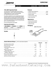 RHRG7560 datasheet pdf Intersil