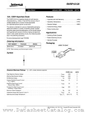 RHRP15120 datasheet pdf Intersil