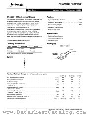 RHRP840 datasheet pdf Intersil