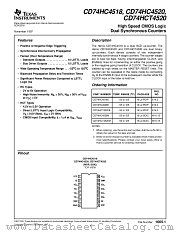 74HCT4520 datasheet pdf Texas Instruments