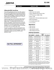 EL1508CL-T7 datasheet pdf Intersil