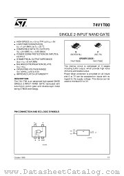 74V1T00S datasheet pdf ST Microelectronics