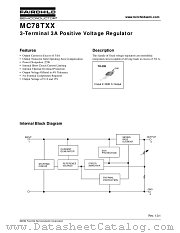MC78TXX datasheet pdf Fairchild Semiconductor