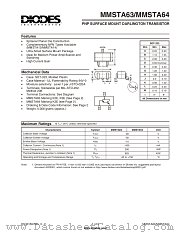 MMSTA63-7 datasheet pdf Diodes