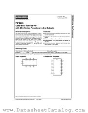 74F2645SC datasheet pdf Fairchild Semiconductor