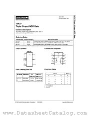 74F27SJ datasheet pdf Fairchild Semiconductor