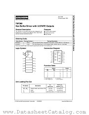 74F365PC datasheet pdf Fairchild Semiconductor