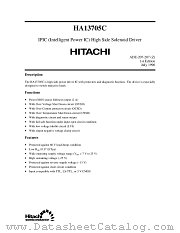 HA13705C datasheet pdf Hitachi Semiconductor